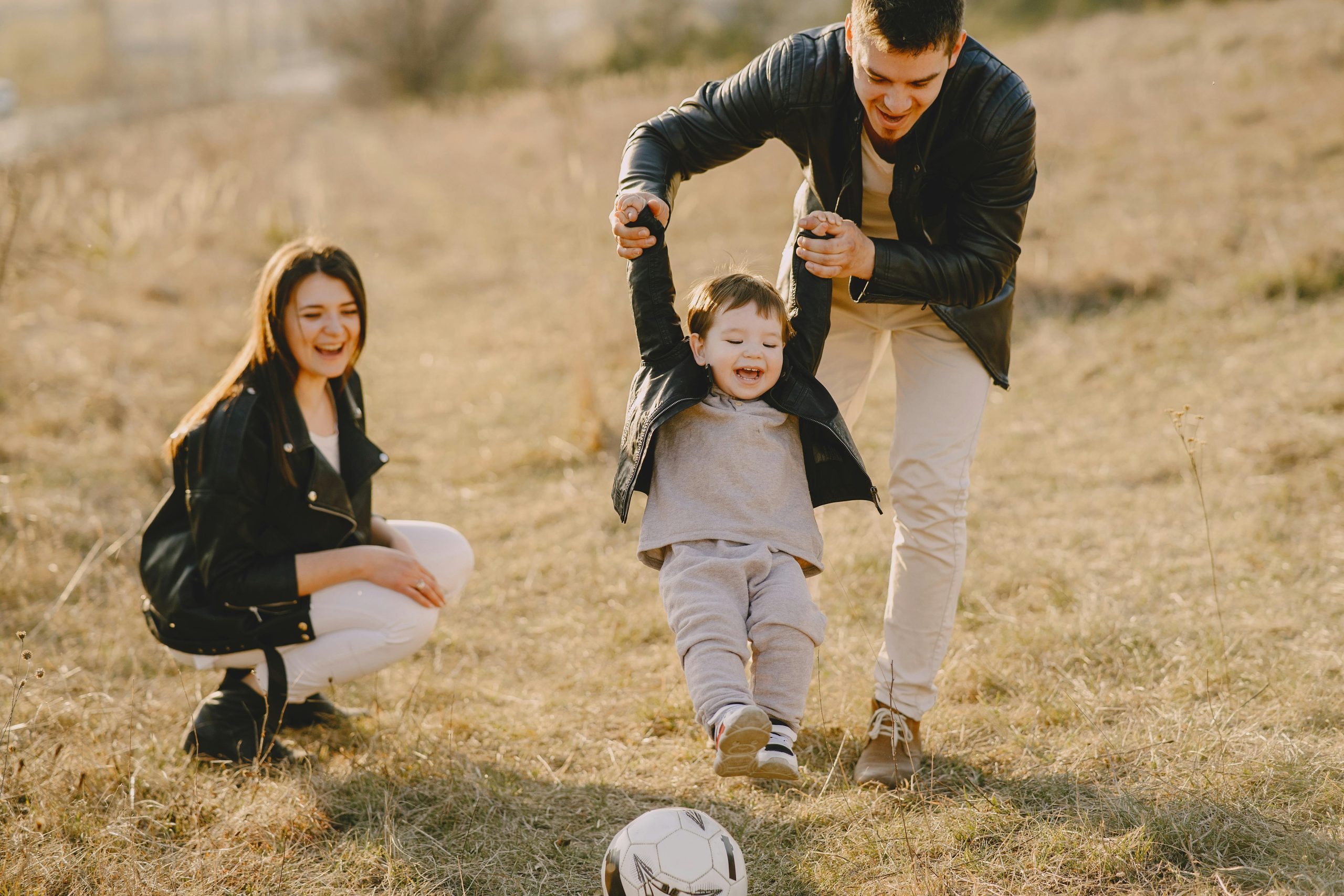 a family enjoying the outdoors